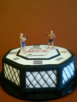 Boxing Themed Birthday Cake
