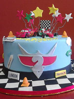 Cars Themed Birthday Cake