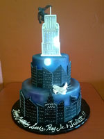 Godzilla Themed Birthday Cake