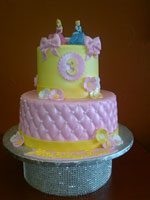 Princess Themed Birthday Cake