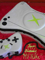 Xbox Themed Birthday Cake